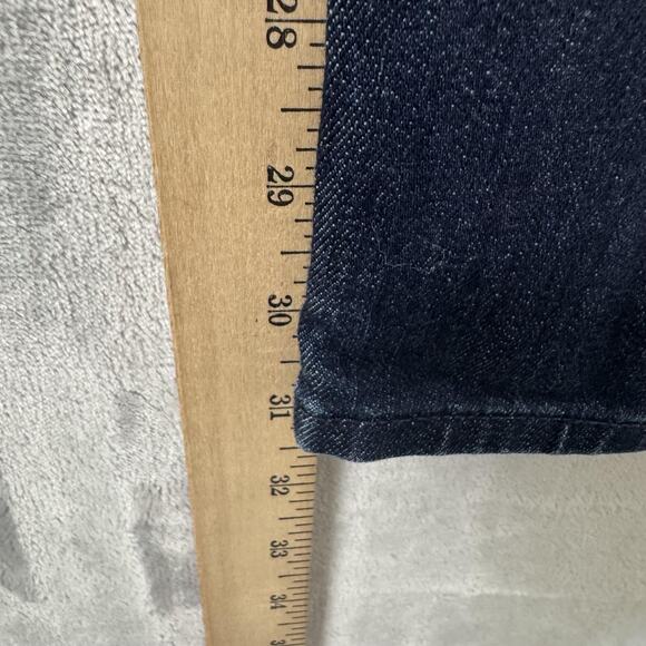 Hudson Jeans Womens 28 Dark Wash Blue Collin Flap Skinny Flap Stretch Denim - Picture 10 of 10